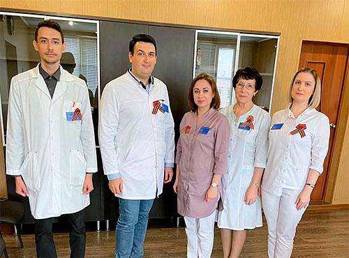 Сотрудники ГКП № 5 присоединились к акции «Георгиевская ленточка»